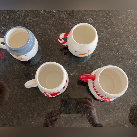 Pottery Barn Kids Snowman Mugs - NIB - Picture 2 of 4